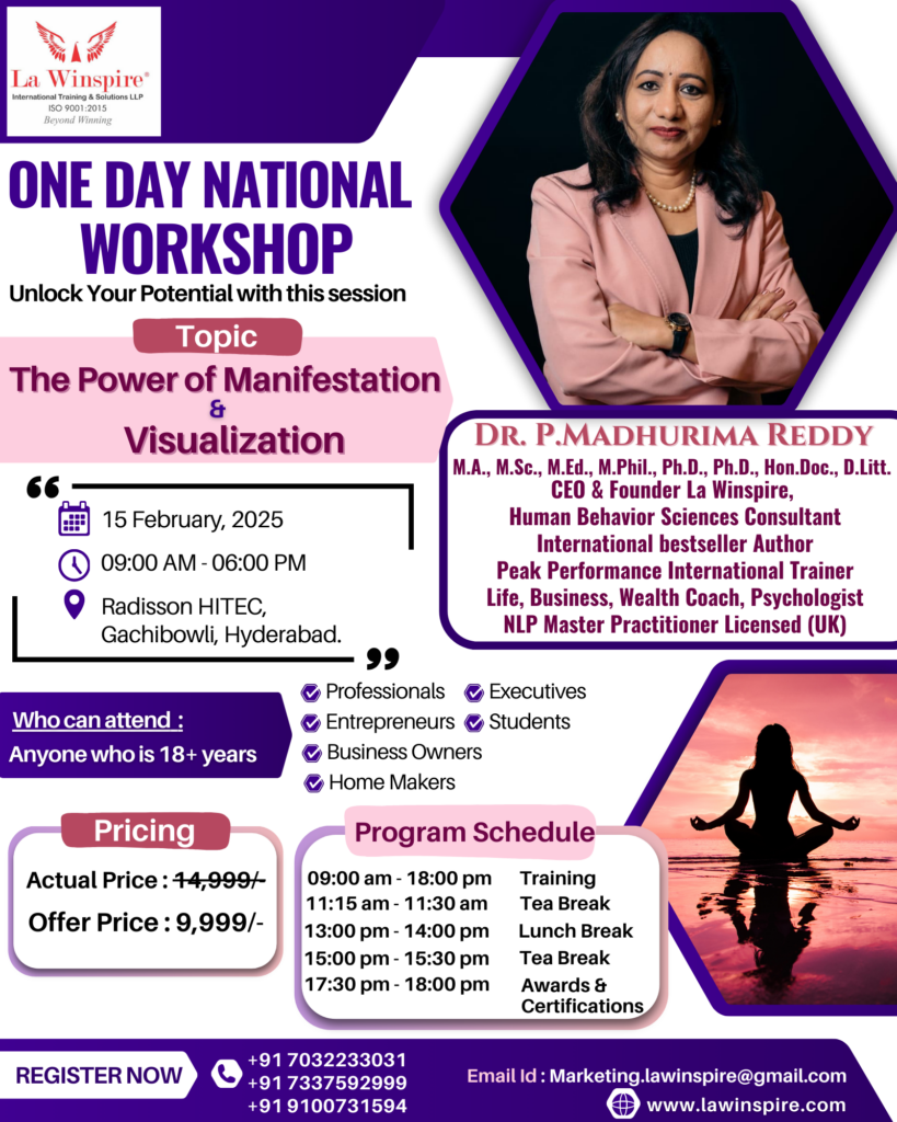 The Power Of Manifestation Workshop